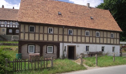 Denkmalgeschütztes Haus in der Oberlausitz